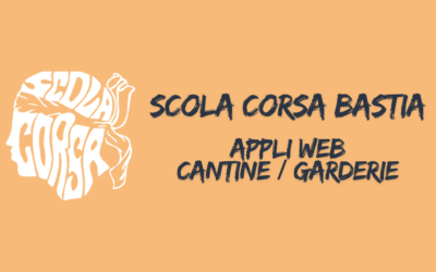 [Appli web] Cantine & Garderie (Scola Corsa Bastia)