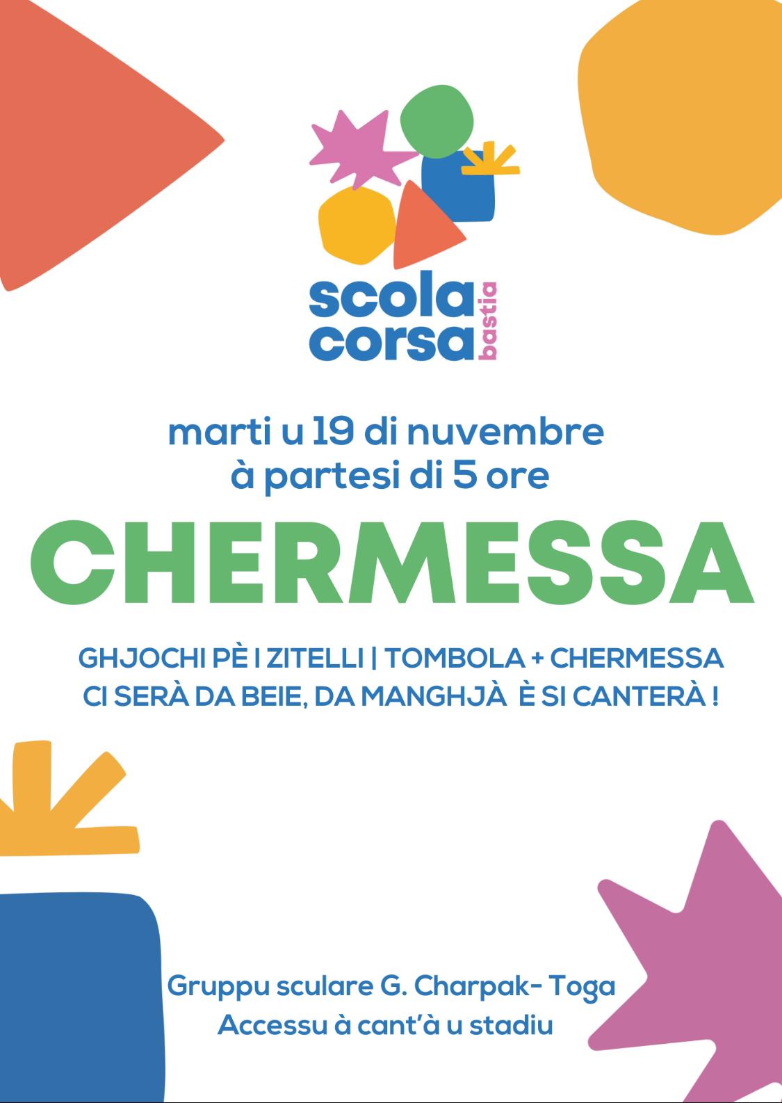 Concert de soutien à Scola Corsa, samedi 09 Novembre 2024